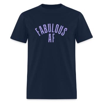 Fabulous AF - Men's T-Shirt - navy - Front - Jose (178cm)