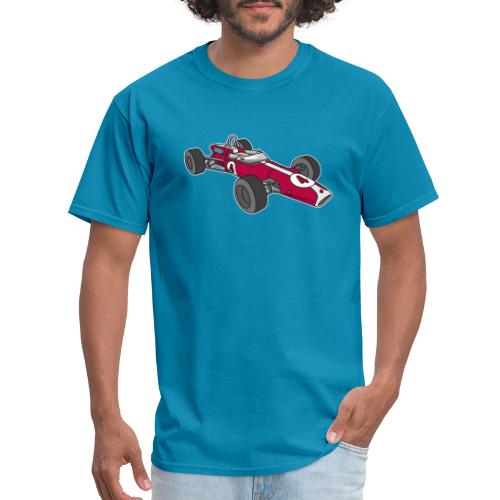 Red racing car, racecar, sportscar - Men's T-Shirt