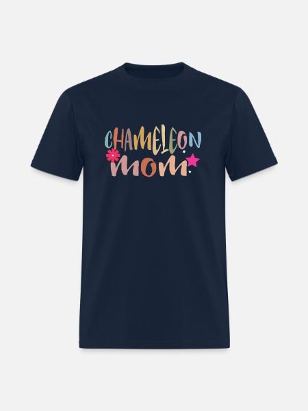 Chameleon Mom - Men's T-Shirt - navy