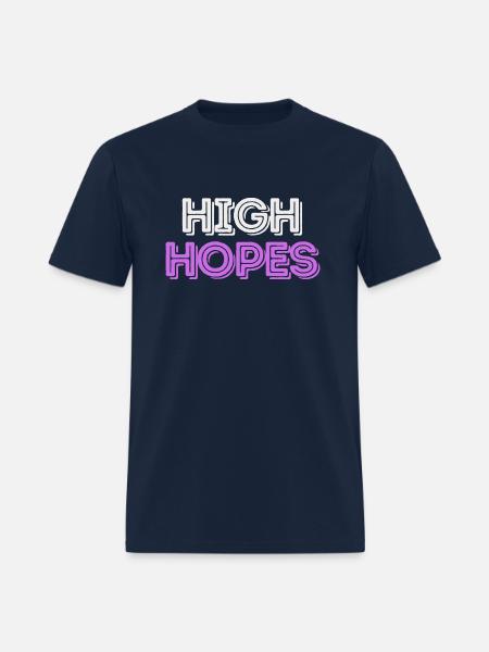 High Hopes - Men's T-Shirt - navy