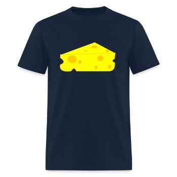 cheese - Men's T-Shirt - navy - Front - Jose (178cm)