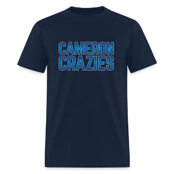 Cameron Crazies College Baetball - Men's T-Shirt - navy - Front - Jose (178cm)