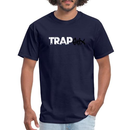 TRAPSTIX LOGO (White x Black) - Men's T-Shirt