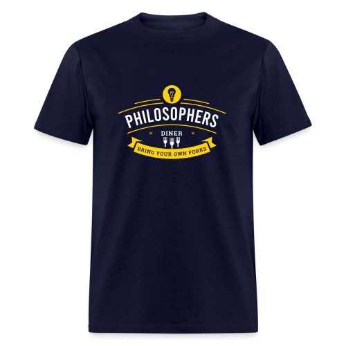 Philosophers Diner - Men's T-Shirt