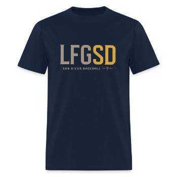 Rotowear Lfgsd Shirt - Men's T-Shirt - navy - Front - Jose (178cm)