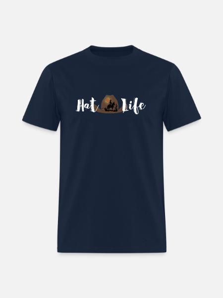 Cowboy Hat Life - Men's T-Shirt - navy