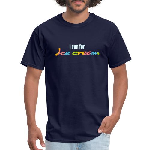 run for ice cream - Men's T-Shirt