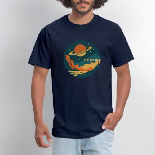 Geology in 5 Saturn's Rings - Men's T-Shirt