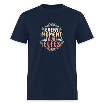 Cherishing every moment - Christmas gift ideas - Men's T-Shirt - navy - Front - Jose (178cm)