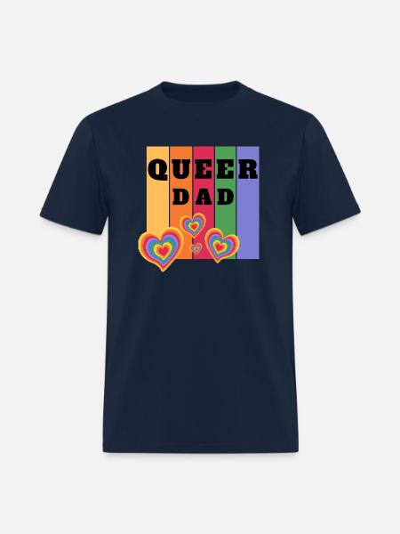Queer Dad - Men's T-Shirt - navy