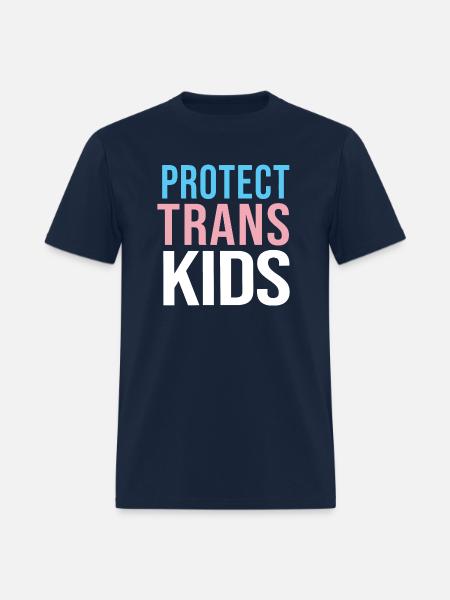 protect trans youth - Men's T-Shirt - navy