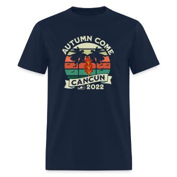 Autumn Come - Men's T-Shirt - navy - Front - Jose (178cm)