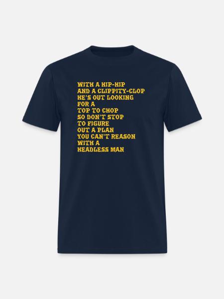 The Headless Horseman - Men's T-Shirt - navy