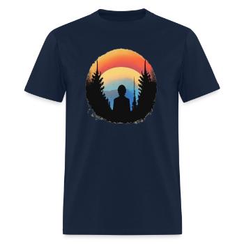 alone in halloween - Men's T-Shirt - navy - Front - Jose (178cm)