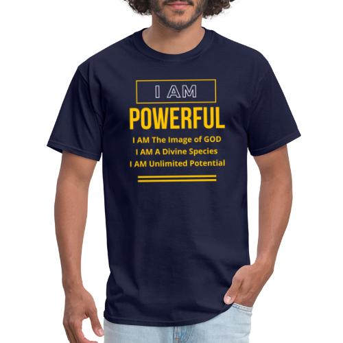 I AM Powerful (Dark Collection) - Men's T-Shirt