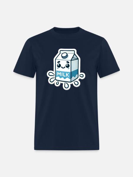 Adorable Milk Carton - Men's T-Shirt - navy
