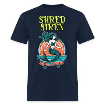Shred Siren - Men's T-Shirt - navy - Front - Jose (178cm)