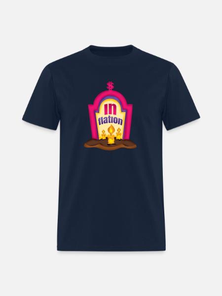 Halloween inflation grave - Men's T-Shirt - navy