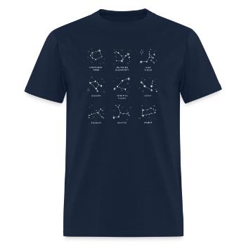 Zodiac and celestial - Men's T-Shirt - navy - Front - Jose (178cm)