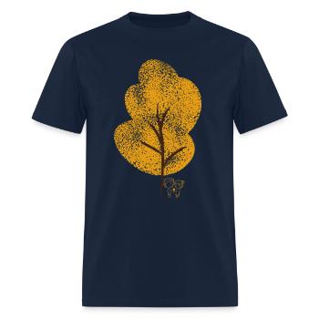 couple love - Men's T-Shirt - navy - Front - Jose (178cm)