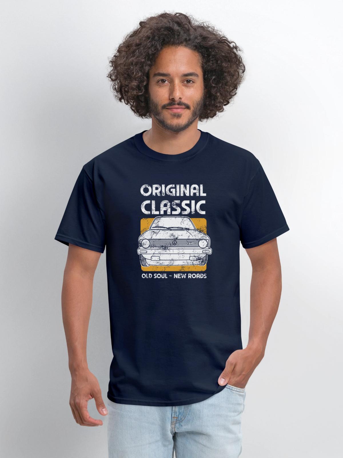 Volkswagen VW GTI Original Classic - Men's T-Shirt - navy - Front - Jose (178cm)