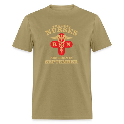 The Best Nurses are born in September - Men's T-Shirt