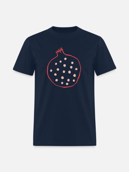 Pomegranate And Seeds - Men's T-Shirt - navy