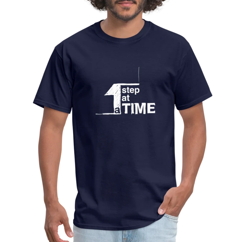 One Step At Time (w) - Men's T-Shirt