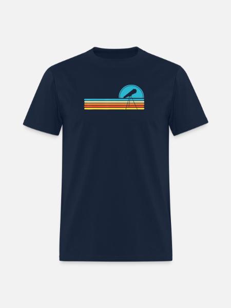 Telescope Astronomy - Men's T-Shirt - navy