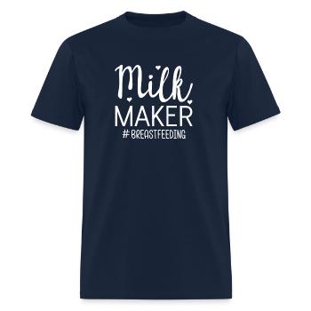 Breastfeeding Milk Maker - Men's T-Shirt - navy - Front - Jose (178cm)