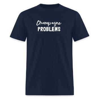 Champagne Problems - Men's T-Shirt - navy - Front - Jose (178cm)