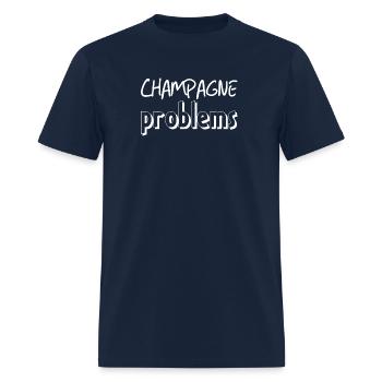 Champagne Problems - Men's T-Shirt - navy - Front - Jose (178cm)