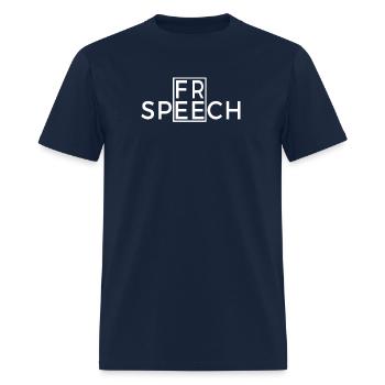 Free Speech - Men's T-Shirt - navy - Front - Jose (178cm)