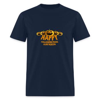 Clipart citrouille d’Halloween - T-shirt Homme - marine - Devant - Jose (178cm)