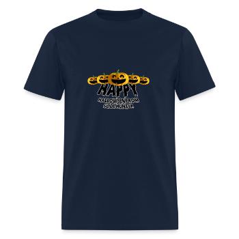 Halloween Citrouille Clipart - T-shirt Homme - marine - Devant - Jose (178cm)