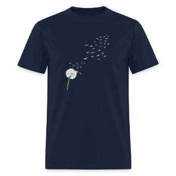 Dandelion Wish - Men's T-Shirt - navy - Front - Jose (178cm)