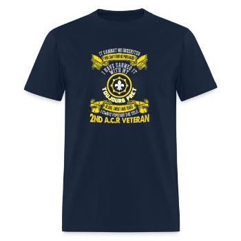 Forever The Title 2nd Armored Cavalry Regiment Ve - Men's T-Shirt - navy - Front - Jose (178cm)