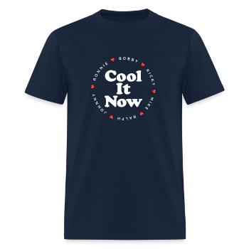 It Now Ronnie Bobby Ricky Mike Ralph And Johnny - Men's T-Shirt - navy - Front - Jose (178cm)
