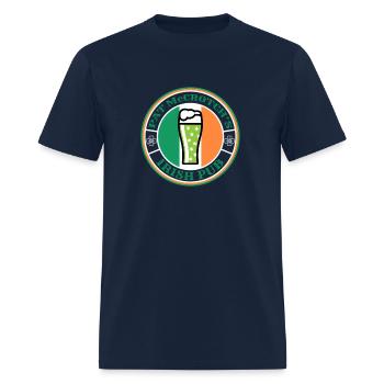 Pat Mccrotch'S Irish Pub Green Beer St Patric Day - Men's T-Shirt - navy - Front - Jose (178cm)