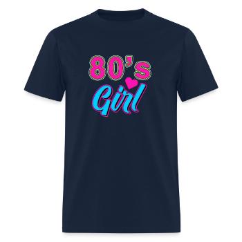 80'S 1980S Nineteen Eighties For - Men's T-Shirt - navy - Front - Jose (178cm)