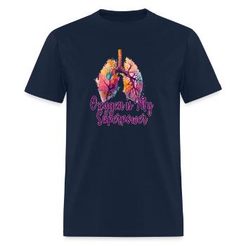 Reratory Therapist Thearpy Oxygen Graduation 2023 - Men's T-Shirt - navy - Front - Jose (178cm)