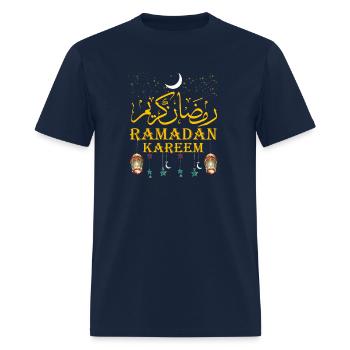 Ramadan Kareem Islamic Fasting For - Men's T-Shirt - navy - Front - Jose (178cm)