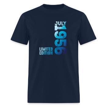 On July 1956 Year 1956 Retro 1956 Vintage 1956 Sin - Men's T-Shirt - navy - Front - Jose (178cm)
