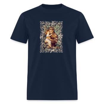 Saint Anthony Of Padua Catholic St. Rosary - Men's T-Shirt - navy - Front - Jose (178cm)