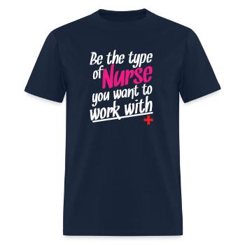 Nurses Quotes For A Professional Health Care - Men's T-Shirt - navy - Front - Jose (178cm)
