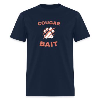 Cougar bait t shirt - Men's T-Shirt - navy - Front - Jose (178cm)