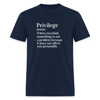 Anti Racism Social Justice Equal Rights Equality P - Men's T-Shirt - navy - Front - Jose (178cm)