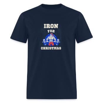 Iron for Xmas - Men's T-Shirt - navy - Front - Jose (178cm)