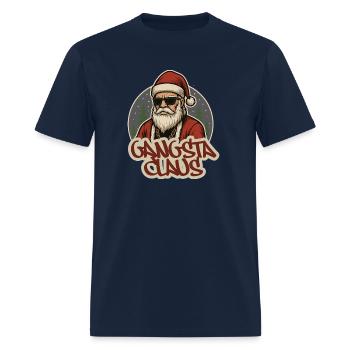 Gangsta Claus - Men's T-Shirt - navy - Front - Jose (178cm)
