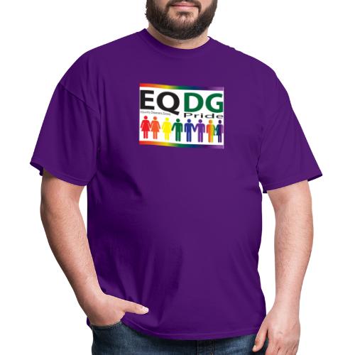 EQDG Pride logo with people - Men's T-Shirt